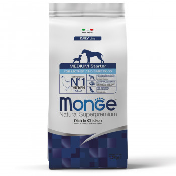 Monge Dog Medium Starter корм для щенков средних пород 1,5 кг