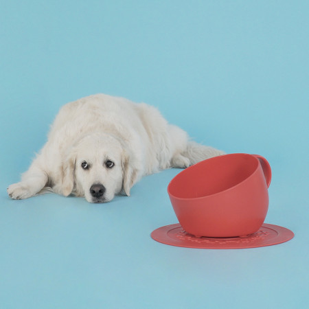 United Pets чашка 2,5 л Kit CUP + коврик 35 см, красные