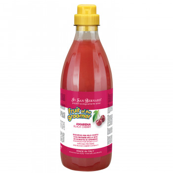 ISB Fruit of the Groomer Black Cherry Шампунь для короткой шерсти с протеинами шелка 1 л