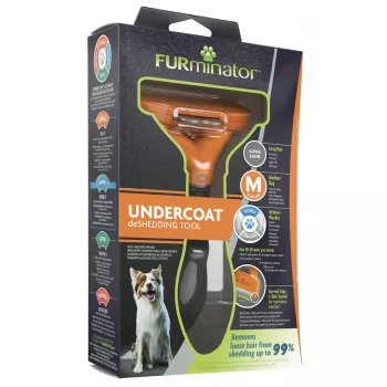Фурминатор FURminator M для средних собак с длинной шерстью