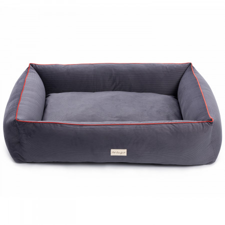 Лежанка Pet Comfort для собак очень крупных пород, Golf Vita 01, размер XL 105х120 см, серый