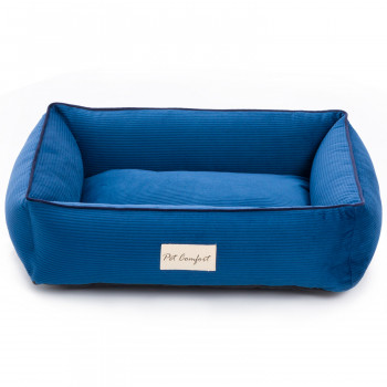 Лежанка Pet Comfort для кошек и собак миниатюрных пород, Golf Vita 03, размер XS 45х55 см, синий
