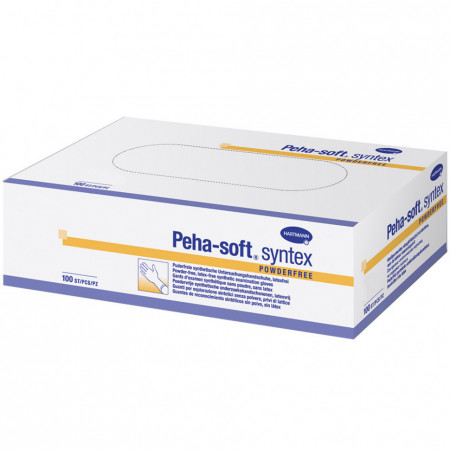 Hartmann Peha-soft Syntex перчатки S без пудры виниловые матовые нестерильные 100 шт. СКИДКА 30%