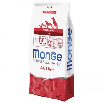 Monge Dog Speciality Active корм для активных собак с курицей 12 кг