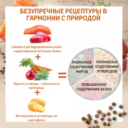 CORE корм из лосося для стерилизованных кошек и кастрированных котов 4 кг