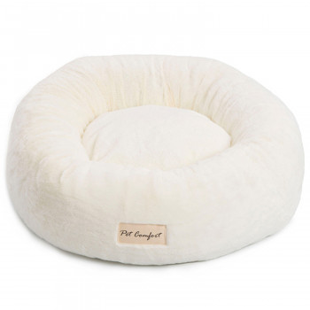 Лежанка Pet Comfort для кошек и собак мелких пород, Hotel Mira 01 размер S 50 см, молочный