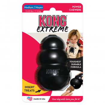Игрушка KONG Extreme для собак средних пород (7-16кг), размер M, очень прочная, 8х6 см