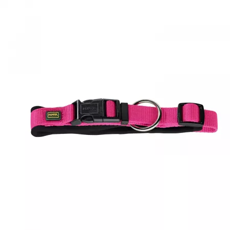 Hunter ошейник для собак Neoprene VP 60-65 см/XL, нейлон/неопрен, малиново-черный