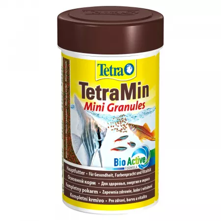 TetraMin Mini Granules корм в mini гранулах для молоди и мелких рыб 100 мл