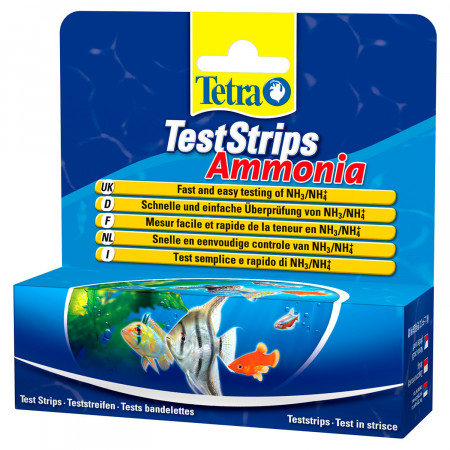Tetra Test Strips Ammonia полоски для тестирования аммиака 25 шт