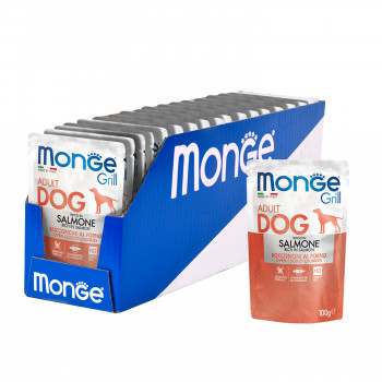 Monge Dog Grill Pouch паучи для собак лосось 100г