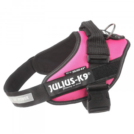 JULIUS-K9 шлейка для собак IDC®-Powerharness 0 (58-76см/ 14-25кг), темно-розовый
