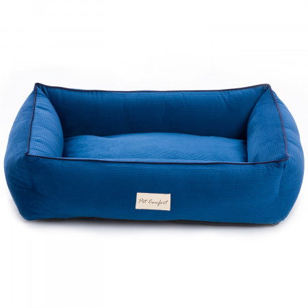 Лежанка Pet Comfort для кошек и собак мелких пород, Golf Vita 03 размер S 60х75 см, синий
