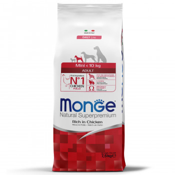 Monge Dog Mini корм для взрослых собак мелких пород 7,5 кг