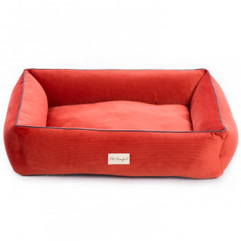 Лежанка Pet Comfort для собак средних пород, Golf Vita 02, размер M 75х90 см, красный