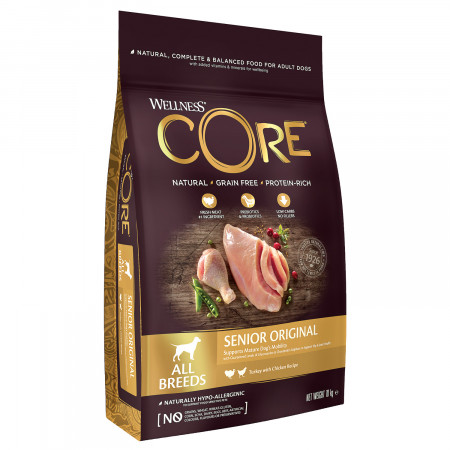 CORE Корм из индейки с курицей для пожилых собак всех пород 10 кг