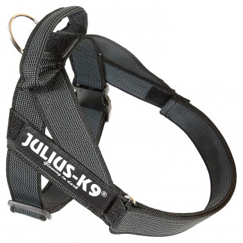 JULIUS-K9 шлейка для собак Ремни Color & Gray IDC® 2 (67-97см / 28-40кг), черный