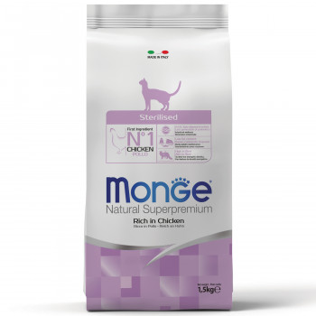Monge Cat Sterilised корм для стерилизованных кошек 1,5 кг