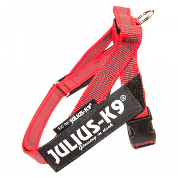 JULIUS-K9 шлейка для собак Ремни Color & Gray IDC® 1 (61-80см / 23-30кг), красный