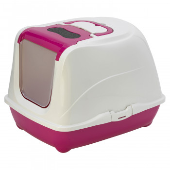 Moderna био-туалет Flip Cat 50x39x37h см с совком, розовый