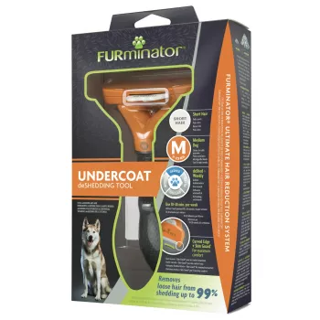Фурминатор FURminator M для средних собак с короткой шерстью
