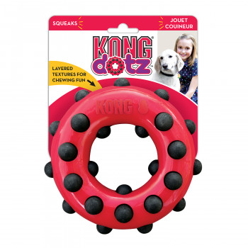 Игрушка KONG для собак Dotz кольцо большое, 15 см