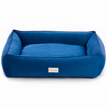 Лежанка Pet Comfort для собак средних пород, Golf Vita 03, размер M 75х90 см, синий
