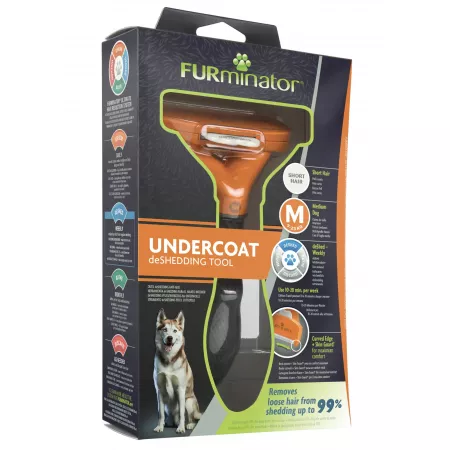 Фурминатор FURminator M для средних собак с короткой шерстью