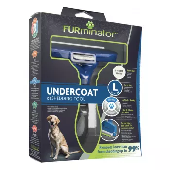 Фурминатор FURminator L для крупных собак с короткой шерстью