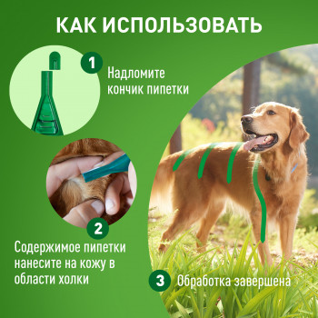 BI Фронтлайн Комбо капли для собак  для защиты от клещей и блох 40-60 кг, XL пипетка 4,02 мл