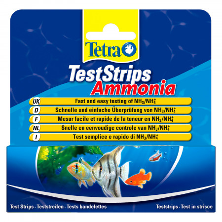 Tetra Test Strips Ammonia полоски для тестирования аммиака 25 шт