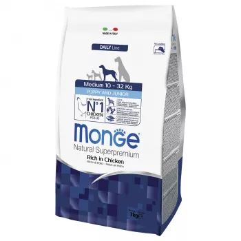 Monge Dog Medium корм для щенков средних пород 3 кг