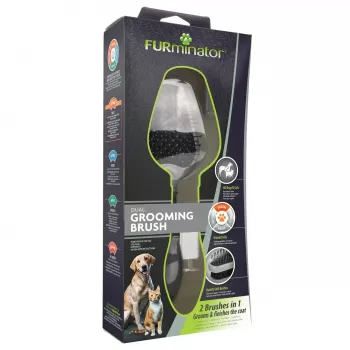 Щетка FURminator двухсторонняя Dual Brush зубцы 12 мм