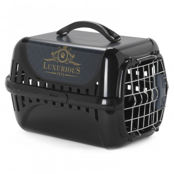 Moderna Luxurious переноска 49x32x30h см с металлической дверцей, черная