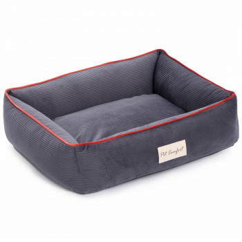Лежанка Pet Comfort для кошек и собак миниатюрных пород, Golf Vita 01, размер XS 45х55 см, серый