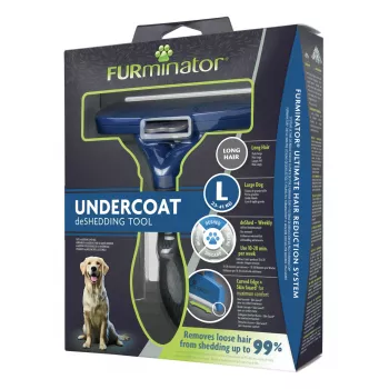 Фурминатор FURminator L для крупных собак с длинной шерстью