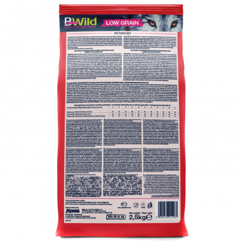Monge Dog BWild LOW GRAIN низкозерновой корм из мяса оленя для взрослых собак всех пород 2,5 кг