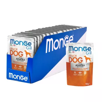 Monge Dog Grill SENIOR Pouch паучи для пожилых собак утка 100г