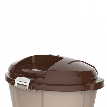BAMA PET контейнер для хранения корма DADO ECO 60л 54х39х67h см, бежевый