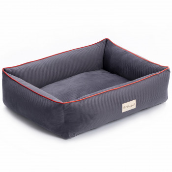 Лежанка Pet Comfort для кошек и собак мелких пород, Golf Vita 01, размер S 60х75 см, серый