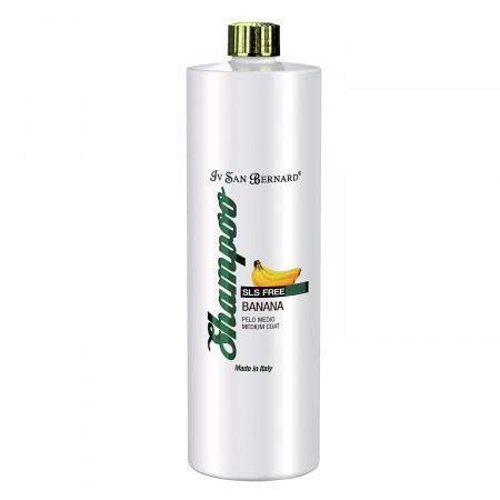 ISB Traditional Line PLUS Banana Шампунь для шерсти средней длины без лаурилсульфата натрия 1 л