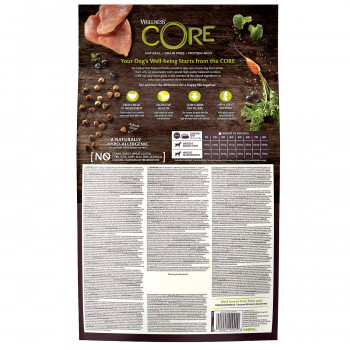 CORE Корм со сниженным содержанием жира из индейки для взрослых собак средних и крупных пород 10 кг