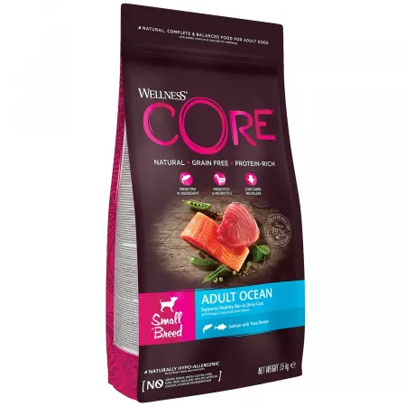CORE Корм из лосося с тунцом для взрослых собак мелких пород 1,5 кг