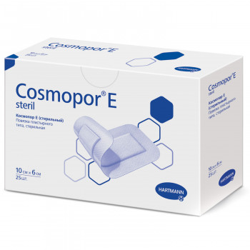 Hartmann COSMOPOR E самоклеящаяся послеоперационная повязка 10х6 см 25 шт. СКИДКА 30%