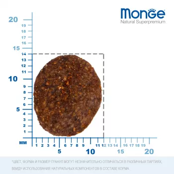 Monge Dog BWild LOW GRAIN низкозерновой корм из мяса гуся для взрослых собак всех пород 2,5 кг
