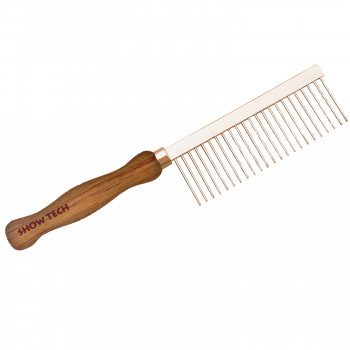 SHOW TECH PRO Wooden Comb расческа 24 см с зубчиками 3,2 мм, частота 4 мм