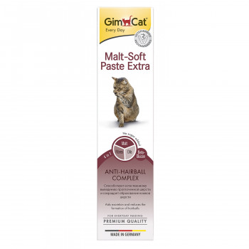 GIMCAT Паста для выведения шерсти Мальт Софт Экстра 200 г