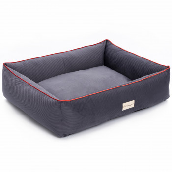 Лежанка Pet Comfort для собак средних пород, Golf Vita 01, размер M 75х90 см, серый