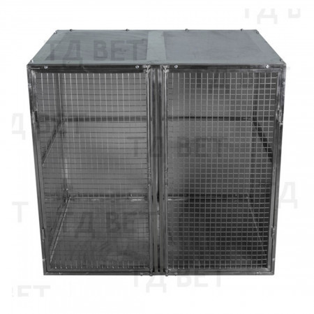 ТД ВЕТ Модуль клеток из нерж. стали, 1 ярус из 2 клеток, 1340х1000х1240(1260)h