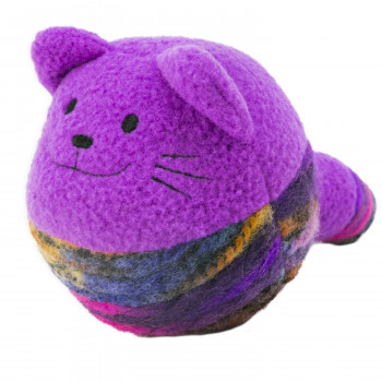 Игрушка KONG для кошек Кот-клубок, с мятой, цвета в ассортименте
